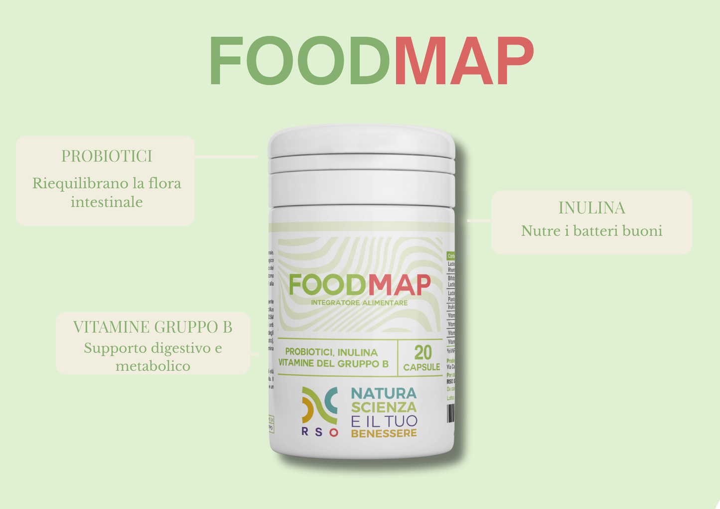 Foodmap 20 CPS - Probiotics