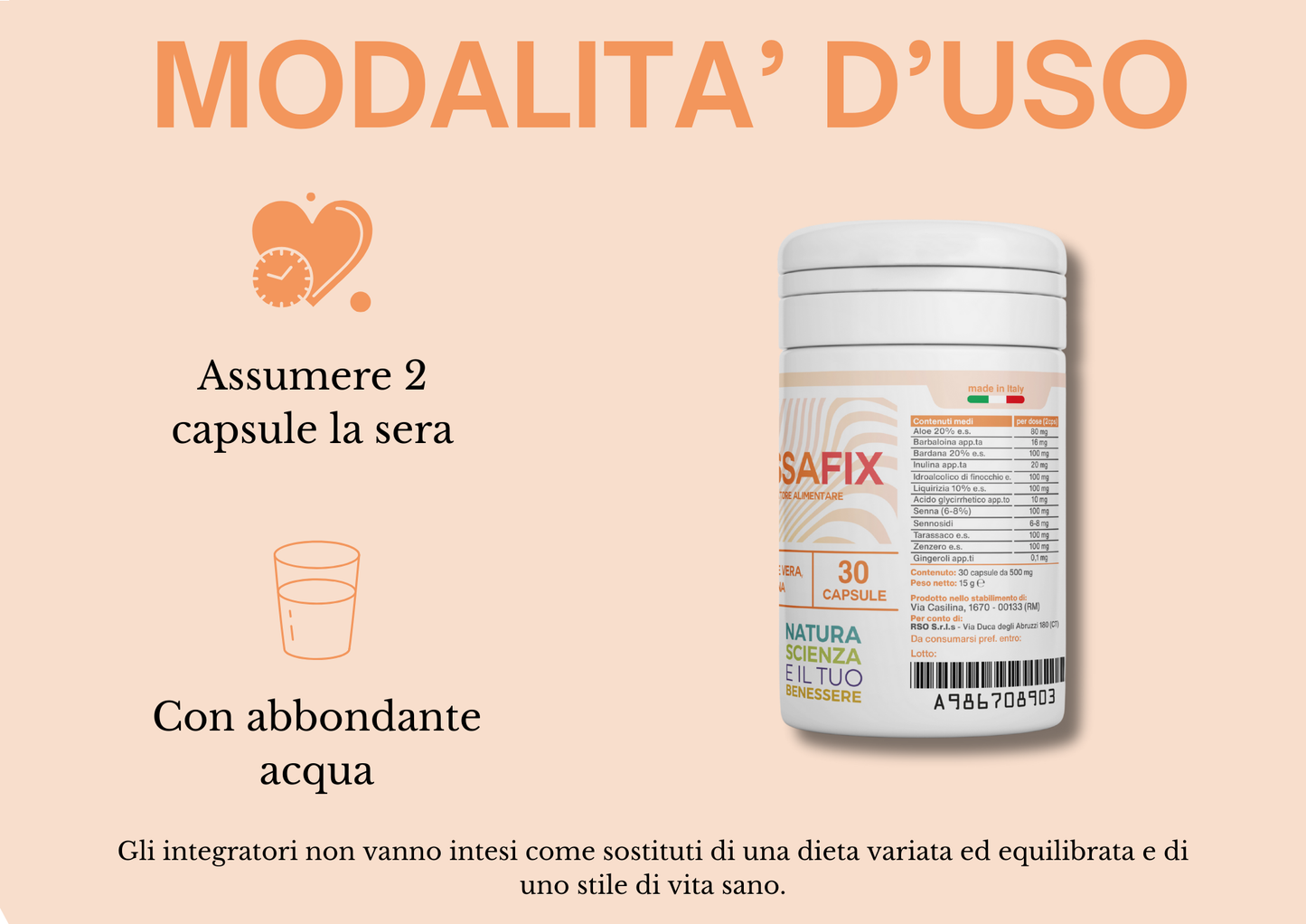 Lassafix 30 CPS - Treatment of constipation