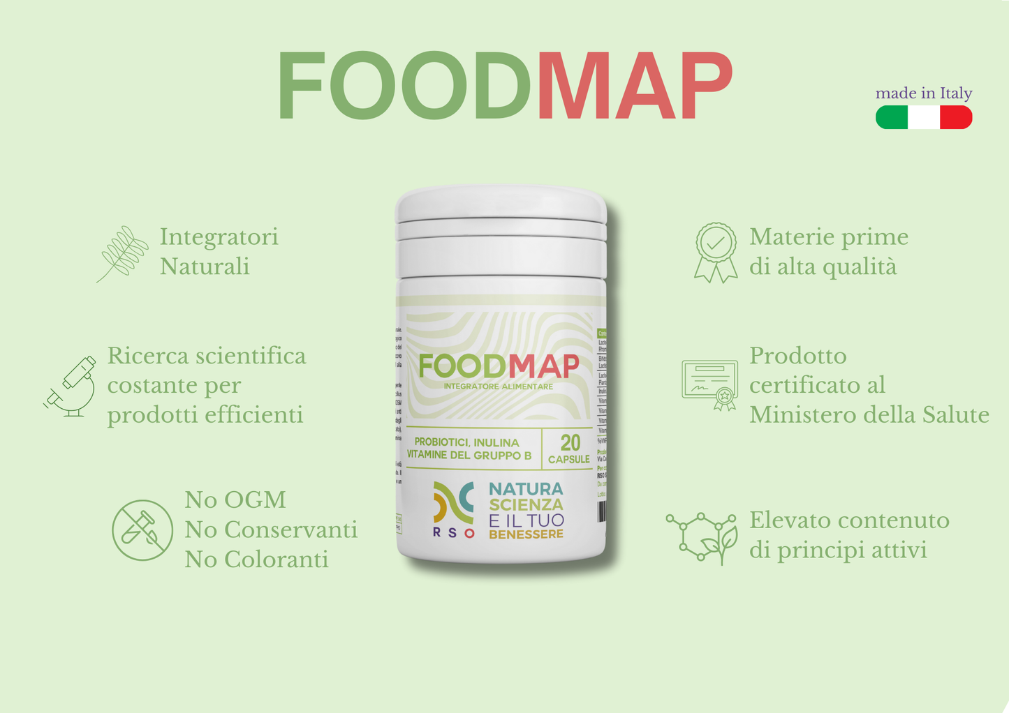 Foodmap 20 CPS - Probiotics