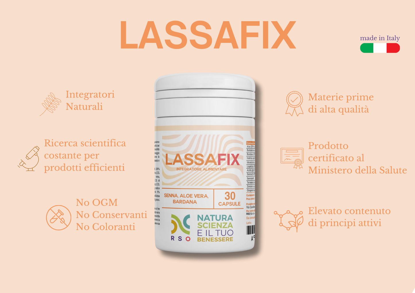 Lassafix 30 CPS - Treatment of constipation