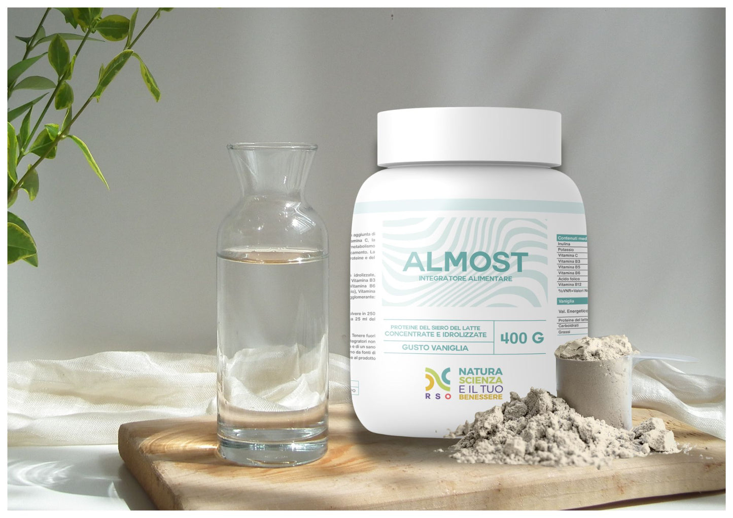 Almost - Concentrated Milk Protein (Vanilla or Chocolate Flavor)