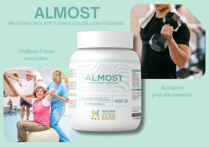 Almost - Concentrated Milk Protein (Vanilla or Chocolate Flavor)