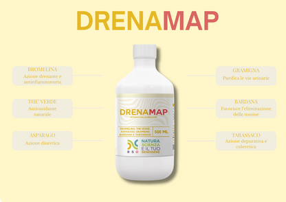 DRENAMAP - Integratore Alimentare - GUSTO ANANAS